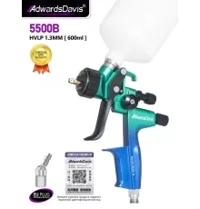 Краскопульт пневматически AdwardsDavis HVLP 5500B, 1.3 мм, синий