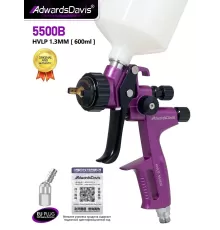 Краскопульт пневматически AdwardsDavis HVLP 5500B, 1.3 мм, фиолетовый