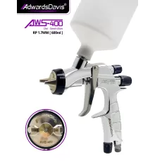 Краскопульт AdwardsDavis AWS-400, 1,7 мм, черный, с высоким уровнем распыления