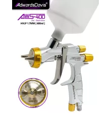 Краскопульт AdwardsDavis AWS-400, 1,7 мм, золотой, с высоким уровнем распыления