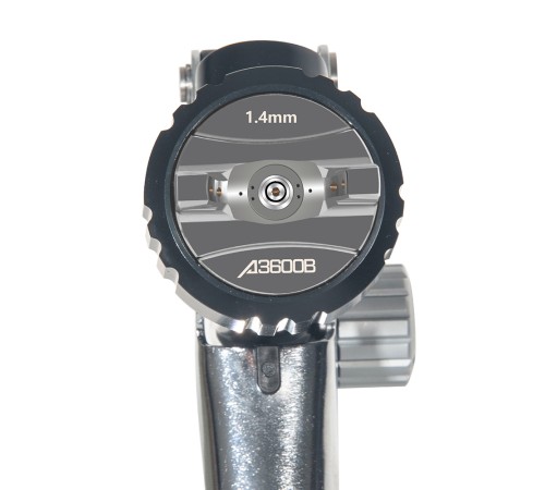 Краскопульт пневматически AdwardsDavis 3600B HVLP, 1.3 мм, чёрный