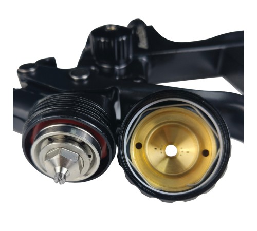 Краскопульт пневматически AdwardsDavis V4000 HVLP, 1.3 мм, чёрный