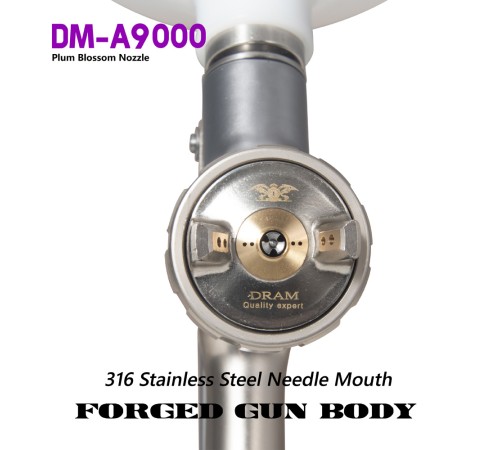 Краскопульт пневматически Berosslin HVLP DM-9000, стандартное сопло 1.3 мм