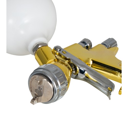 Краскопульт пневматически Berosslin GTI Pro HVLP, 1.8 мм, золотой