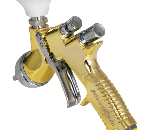 Краскопульт пневматически Berosslin GTI Pro HVLP, 1.8 мм, золотой